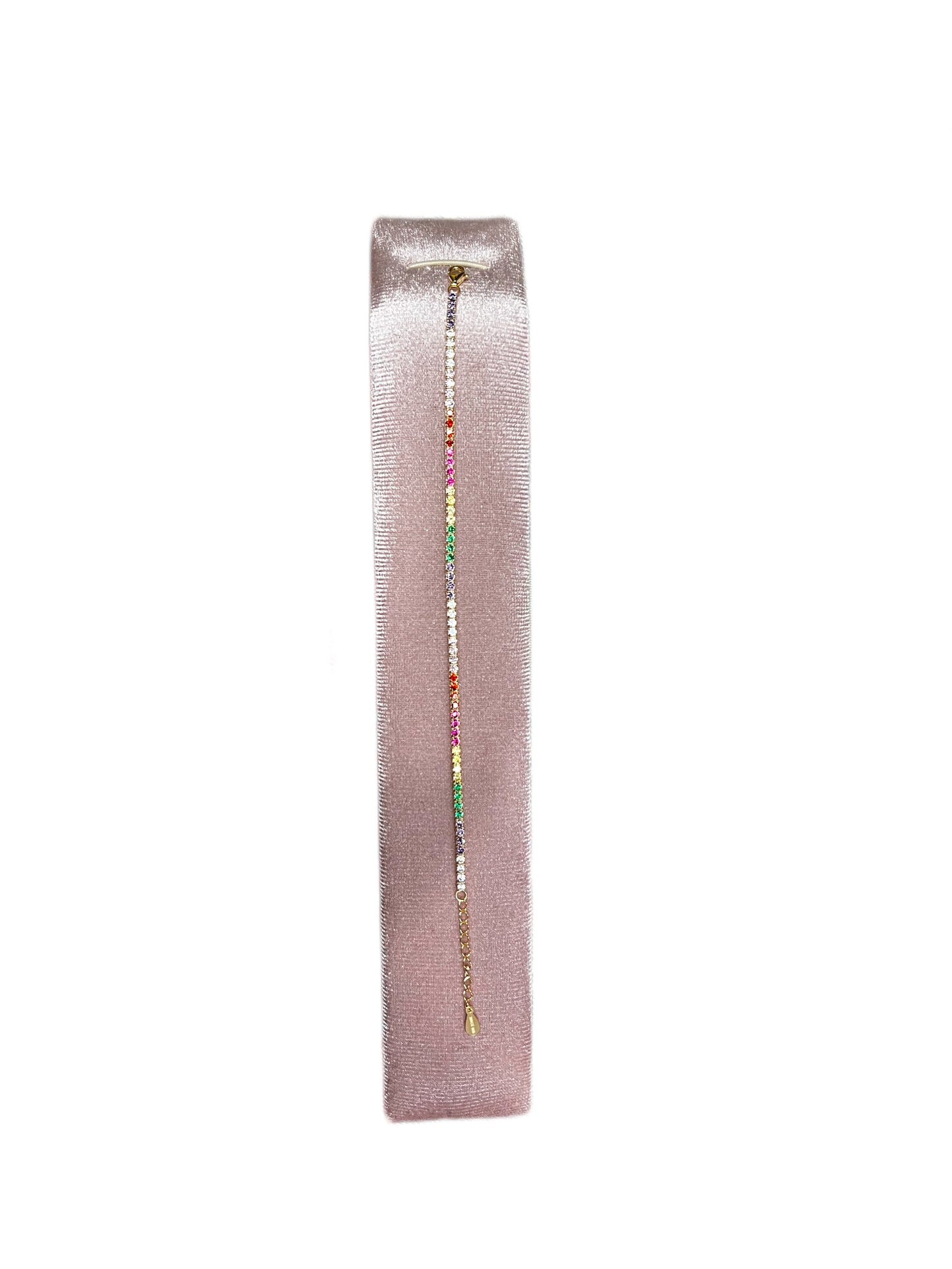 Bracciale Tennis "Rainbow" in Argento 925